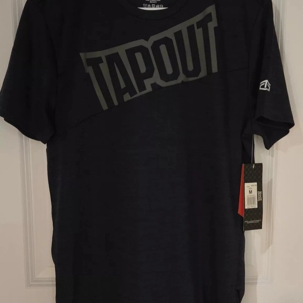 NWT Tapout T-Shirt Men's Size Medium We Dare You To Test Your Limits Shirt Blue